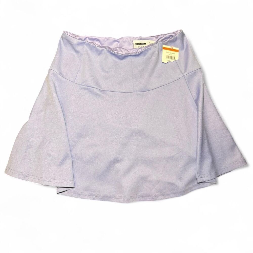 Noisy May Women's lavender mini skirt with built-in shorts Size XS